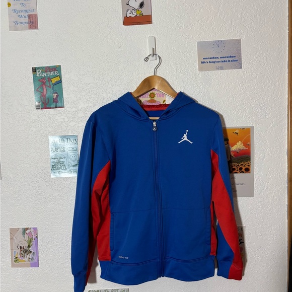 Jordan Kids Jacket in Blue and Red - Picture 1 of 2